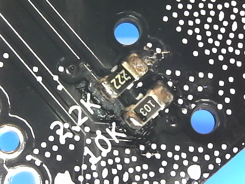 2.2K Ohm resistors